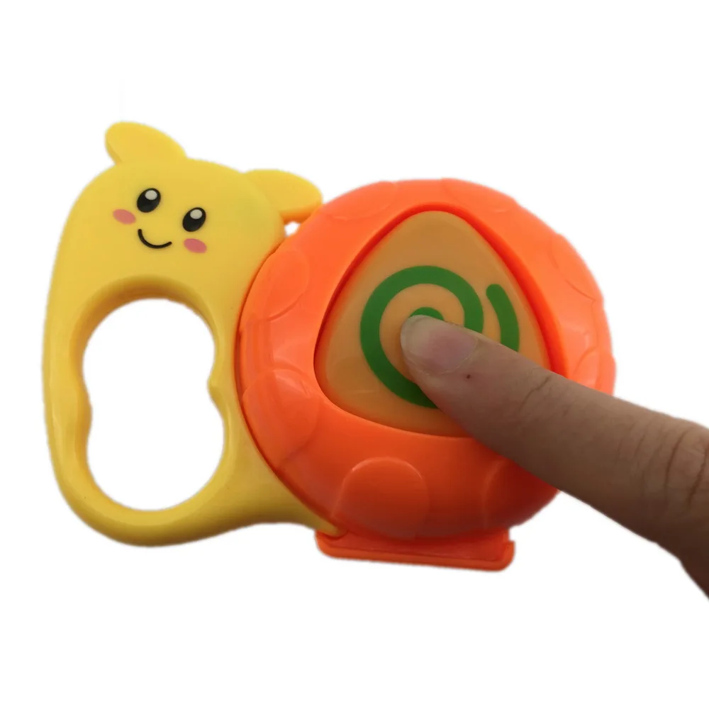 Popular plastic hand bell wrist rattle toy for babies