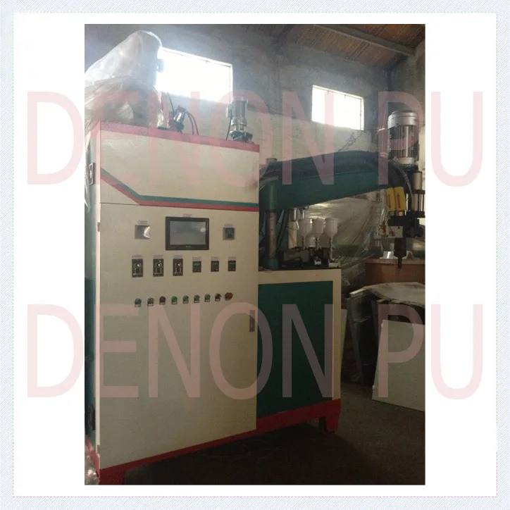High Temperature Hot Air Heating Type Elastomer Polyurethane Inje Machine With Color Paste Adding System For PU Industry Rollers