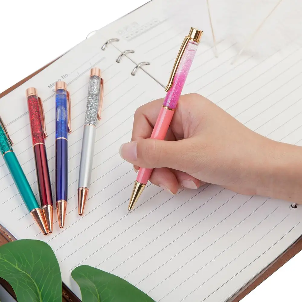 JH High Quality Fashion Floating Liquid Pen Luxury Glitter Floating Ballpoint Pen