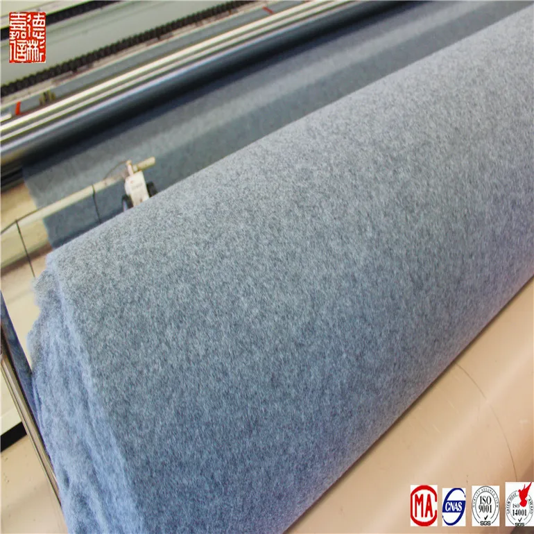 2Meters Wide 360GSM Velour Needle Punched Carpet Non Woven Polyester Event Carpet