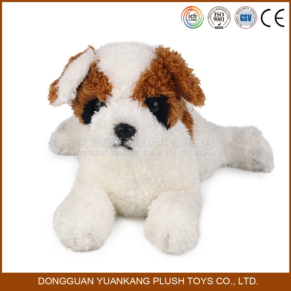 Embroidery Logo Eco-friendly Plush Cartoon Toy Plush Doll Dogs Puppy Toys For Sale
