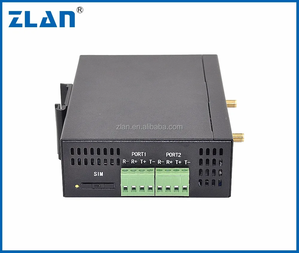 
ZLAN8304N2-3 2 ports 4 Ethernet Port 3G 4G to Wifi RS232 485 422 Mutual Conversion Router modem P2P N2N serial device server 