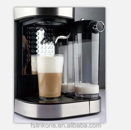 
Automatic 3 in 1 High Pressure 15 Bar Espresso Cappuccino Latte Coffee Maker by Auto Milk Frothing 