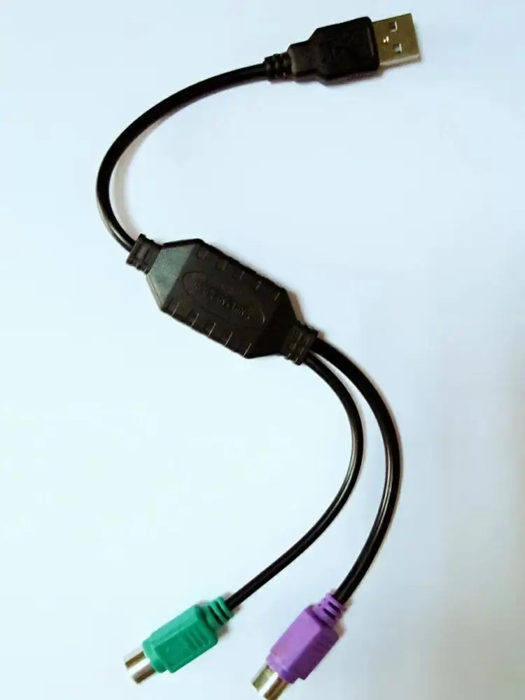 
USB to PS/2 PS2 Cable Keyboard Mouse Adapter Converter USB PS2 