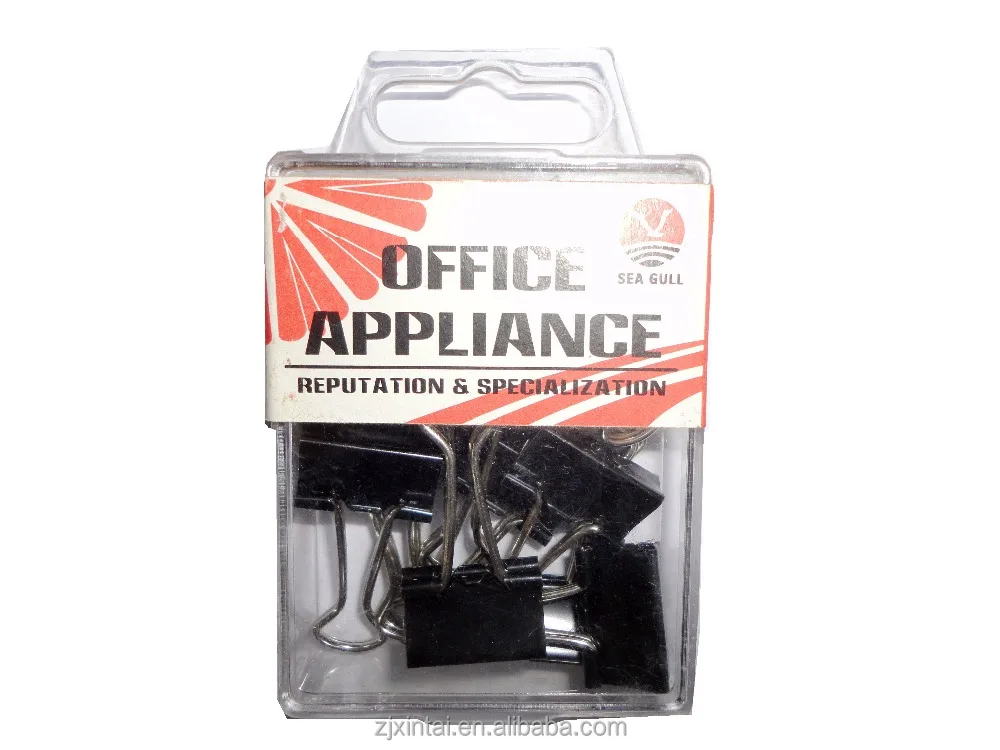 Hot Selling Good Use Black Binder Clips With High Quality