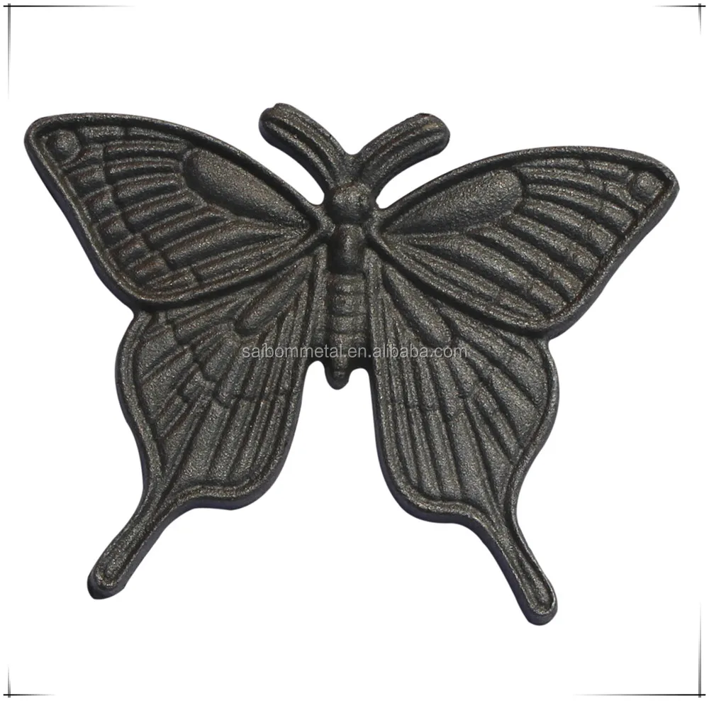 decorative cast steel butterfly
