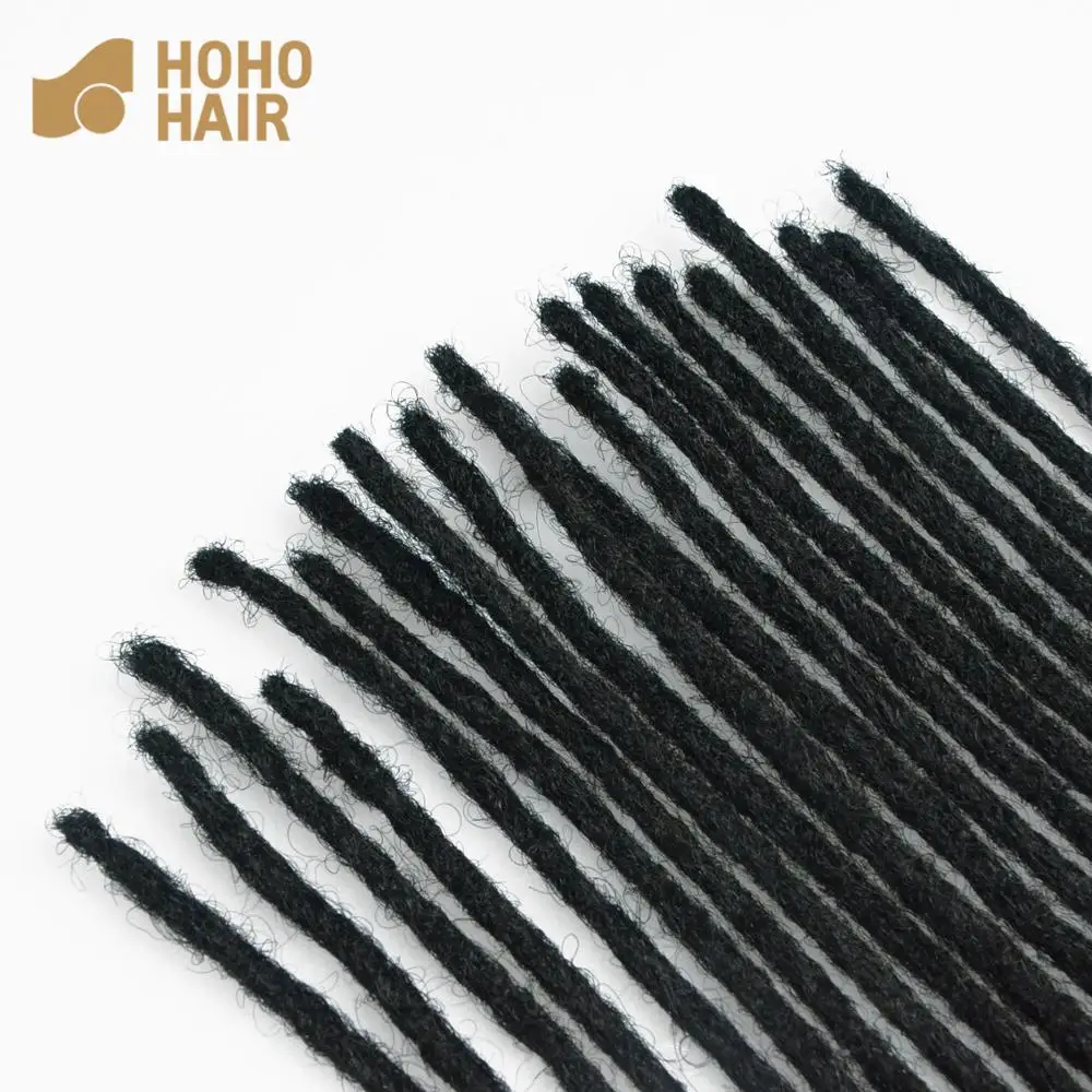 [HOHO DREADS] Wholesale hot selling in USA 12inch/0.4cm afro kinky human hair for dreadlocks African-American