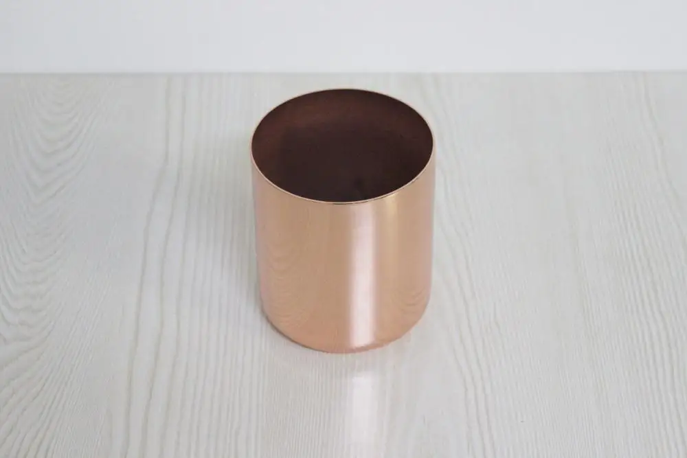 stainless steel candle jar with lid