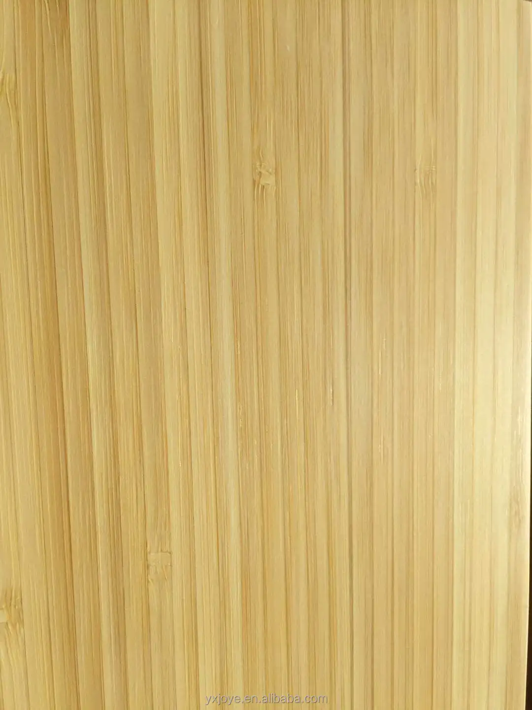 Natural Color Flat Grain Bamboo Plywood with UV coating