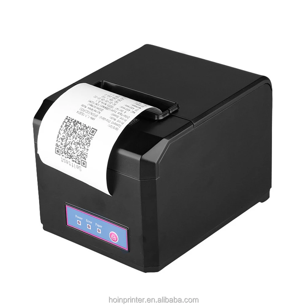 Thermal 80mm Receipt Printer For POS Terminal USB Serial Lan Interfaces