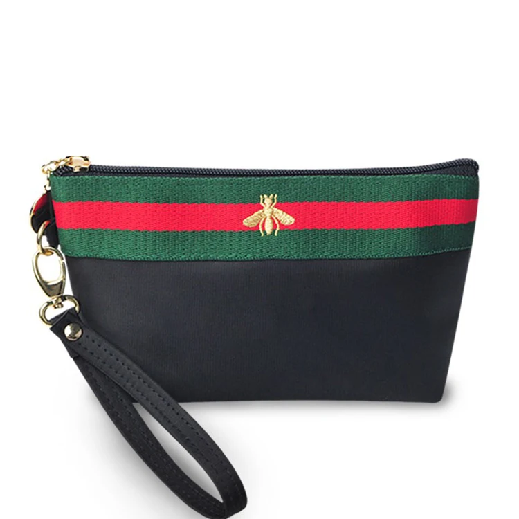 
Fashion Nylon Small Cosmetic Bag Multicolor Pattern Cute Makeup Pouch for Ladies Women 