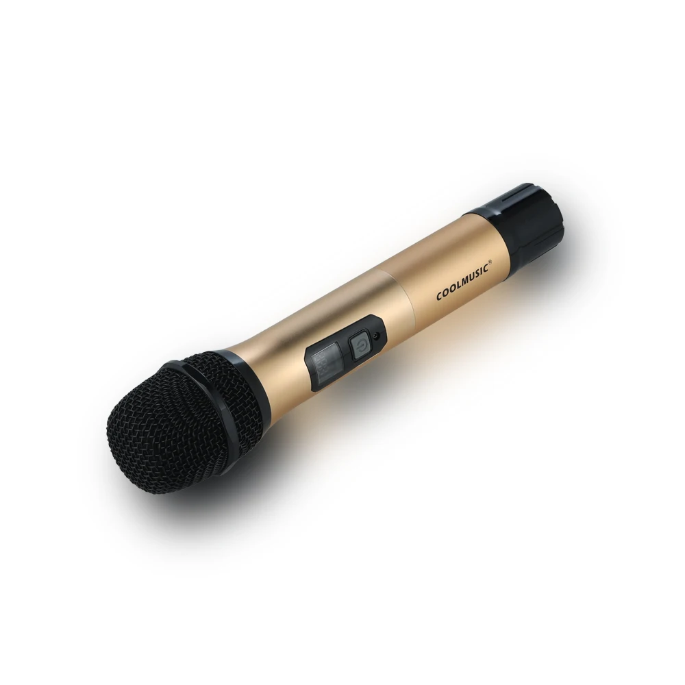 Karaoke Night Parties Conference and Outdoor Wedding Metal UHF Wireless Microphone System