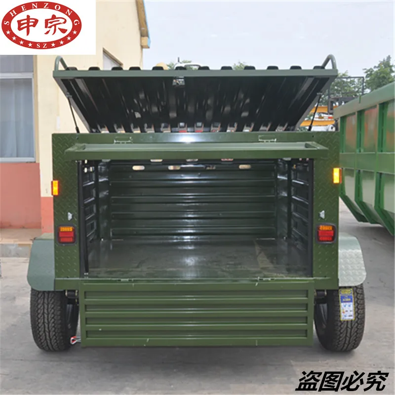 Galvanized Small Car Transporter Dolly Carrier Box Trailer