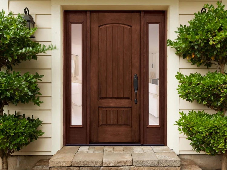 Main wooden carving doors fancy teak wood door design