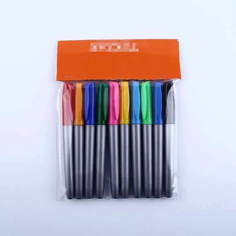 Oil Based Black ink Permanent marker pen,wholesale empty marker