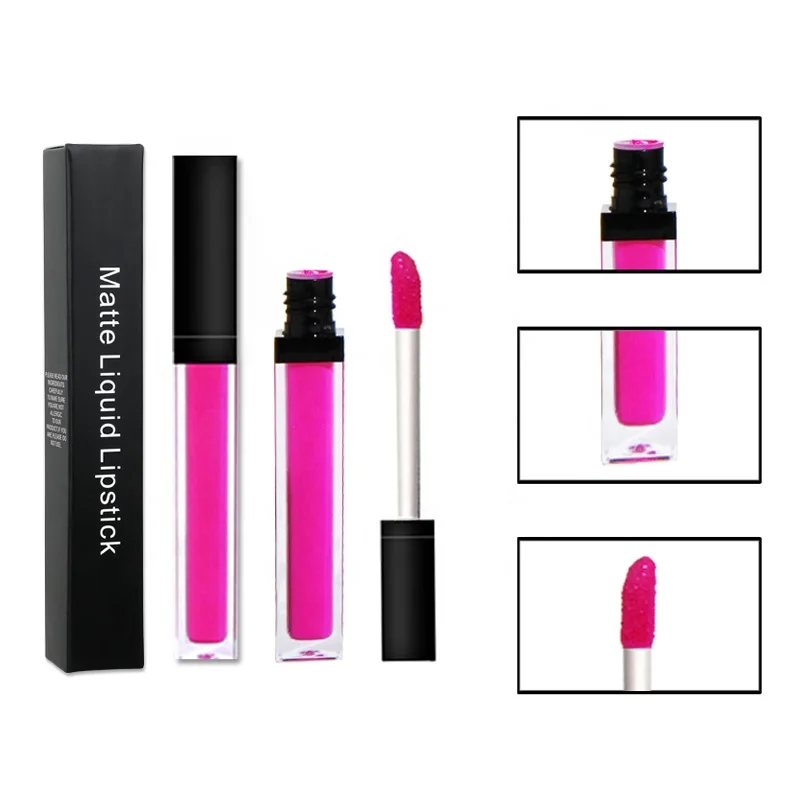 Частная марка вашего логотипа, водонепроницаемая матовая антипригарная чашка Матовая жидкая губная помада