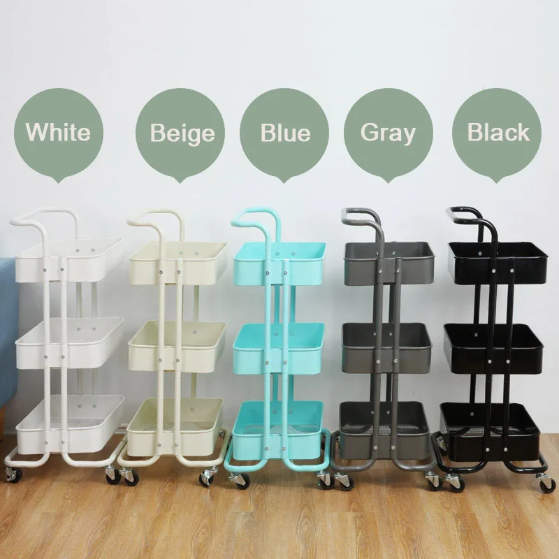 Hot Sale Professional Salon Cart Beauty Spa Facial Trolley Hair Salon Rolling Cart Salon furniture Pedicure Universal Wheel Cart