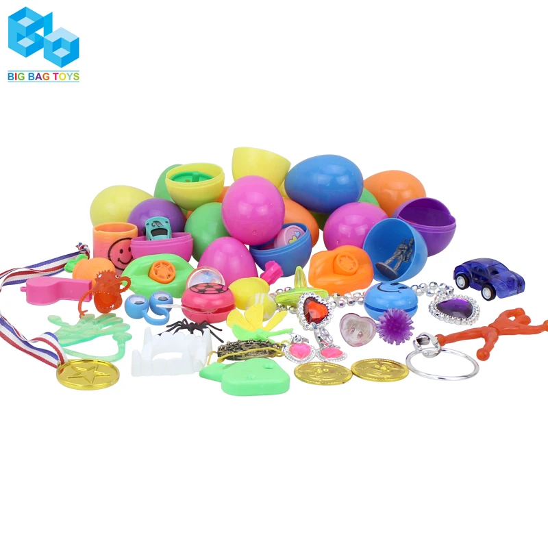 New colorful plastic toy capsule filled with small toy for kids