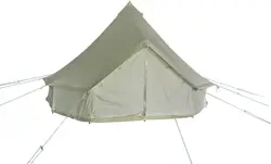 New Style Outdoor Canvas Bell Family Tent Portable Waterproof Large Camping Indian Canvas Tent with Extended Canopy