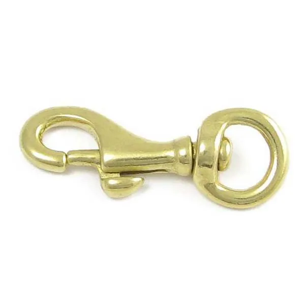 Китай поставщика твердой латуни поворотный рым-болт карабинами