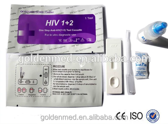 
Professional HIV test for home infectious disease test with ISO13485/ISO 9001/CE certificates 