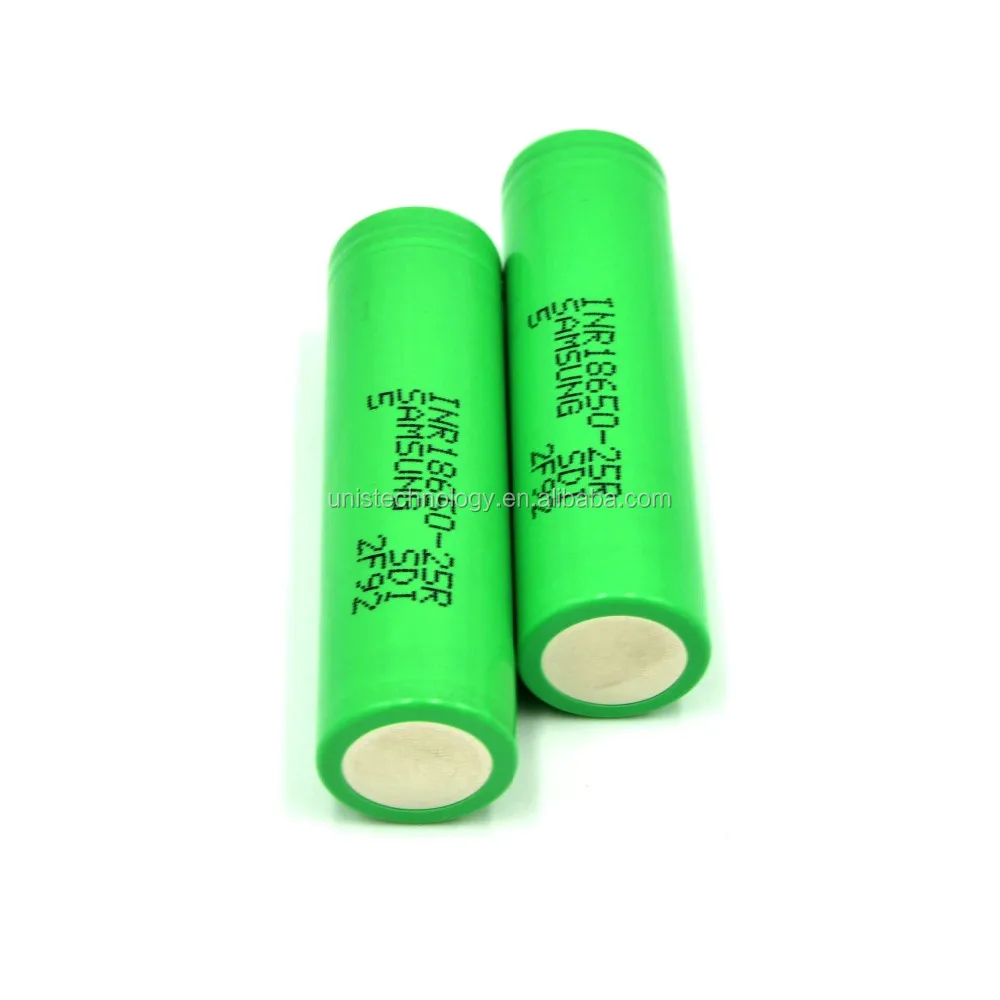 Genuine INR18650-25R 2500mAh 3.6v 20A Discharge Inr 18650 25r Power Tools Battery
