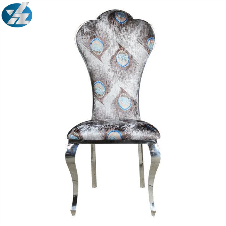 New Royal Style PU Leather Dining Chair For Wedding