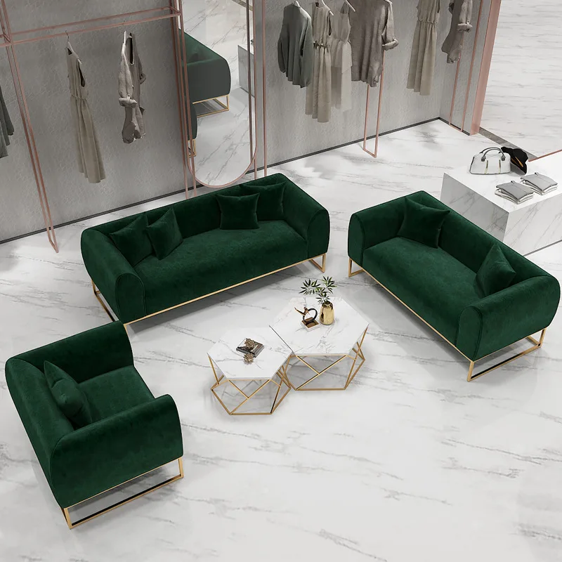 Leisure Modern Velvet Fabric home Furniture couch Living Room sofas pink sofa