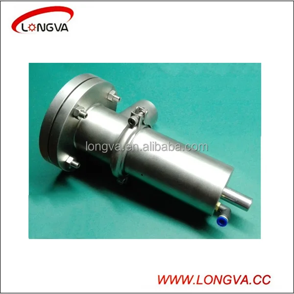 sanitary stainless steel pneumatic tank bottom valve