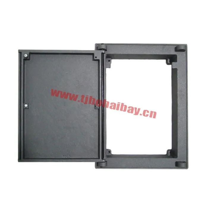 
Economic and practical cast iron wood stove door 