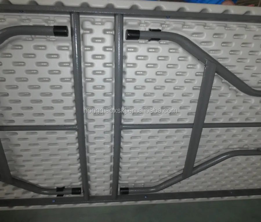 Two Meter Length Folding Table/panel Solid Fold Table/200*90*74cm HDPE Blow Mold Furniture/special Size with 90cm Width