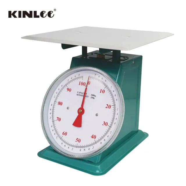 SP-30KG Mechanical Flat Scales and Kitchen Scales with Stainless Steel Platform and Large Dial kg lb oz gram