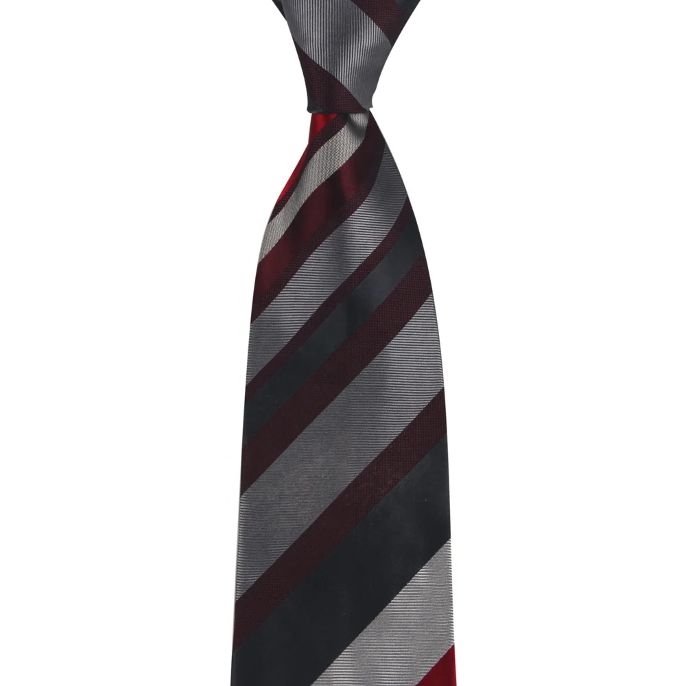 Разноцветный красный серый фиолетовый полосатый галстук для повседневного костюма деловые галстуки