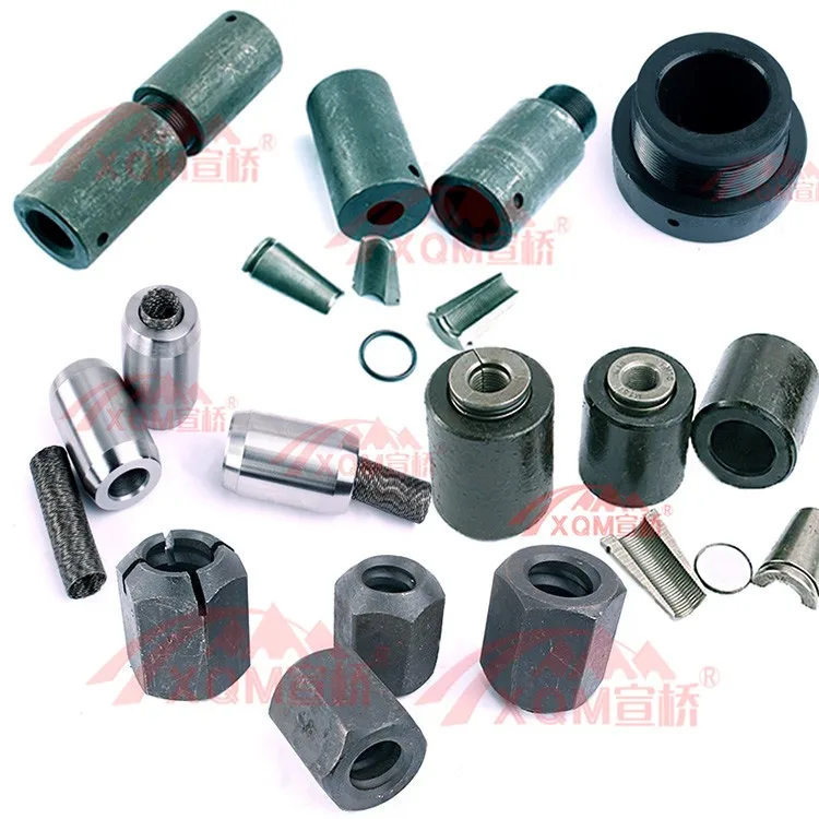 2 or 3 parts Wedges And Anchor For Prestressed Concrete post tension cable grip wedge Arrested for concrete