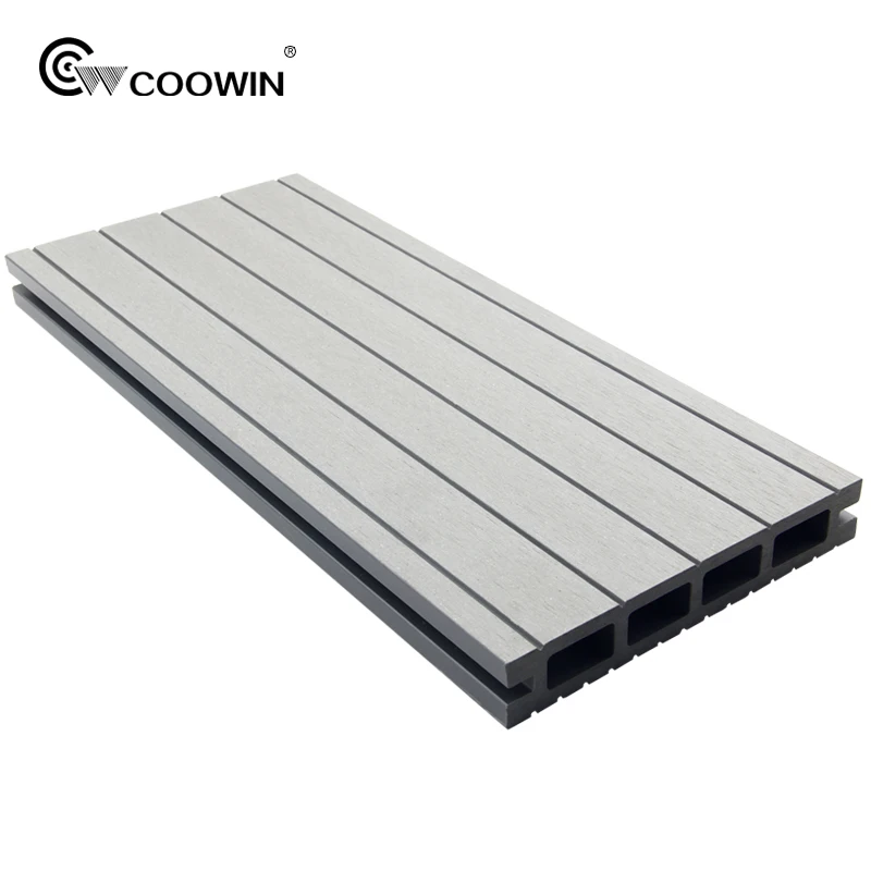 Fireproof Wpc Decking Hollow Composite Decking Board WpcIndoor Wpc Floor Wood Plastic Composite