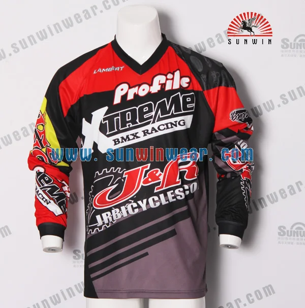 custom motocross jersey/motorcycle racing shirt/sublimation sports jersey wholesales