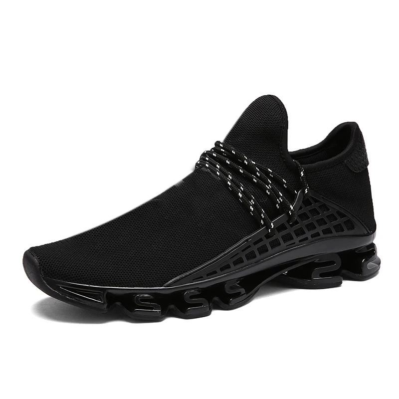 Mens Casual Walking Sneakers Slip On Blade Outdoor Sport Shoes