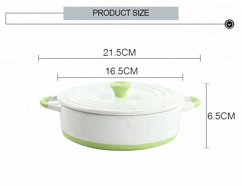 Printing Casserole Mini Cute Ceramic Casseroles Ceramic Plant Pot Stoneware Remekin Pots Set for Cooking Oevn Safe
