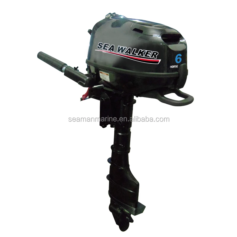 Seawalker лодочный мотор 6hp 4-х тактный короткий вал лодочный мотор для морской рыбалки
