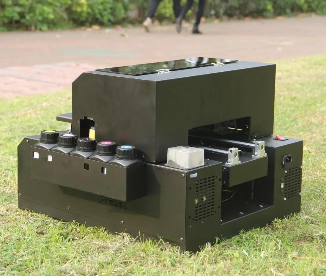 New design A4 uv printer PVC Metal glass wood Ceramic Printers in factory price