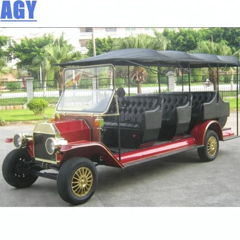  Электрическая винтажная тележка для гольфа AGY на 11 человек 72 вольта