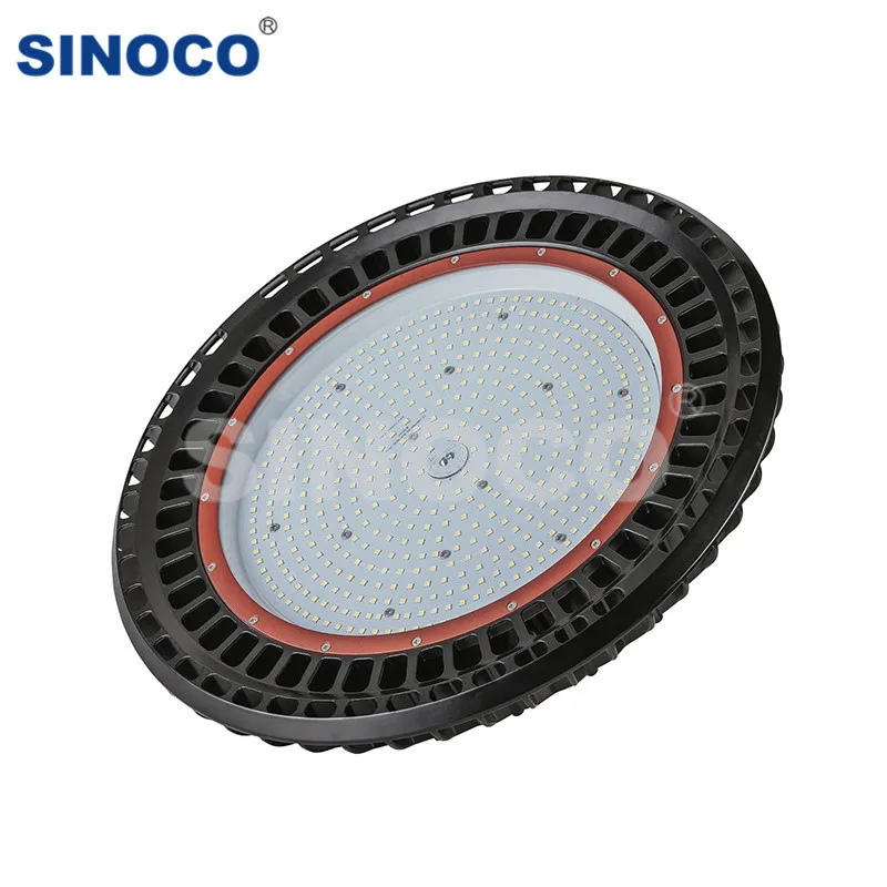80W UFO LED High Bay Light Aluminum Alloy Body IP66 5000K Color Temperature Epistar Chip for Warehouse Use