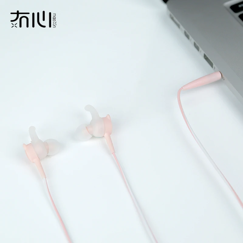 Maoxin new arrival cat original design sport noise cancelling 3.5mm wired headphone headphone earphone