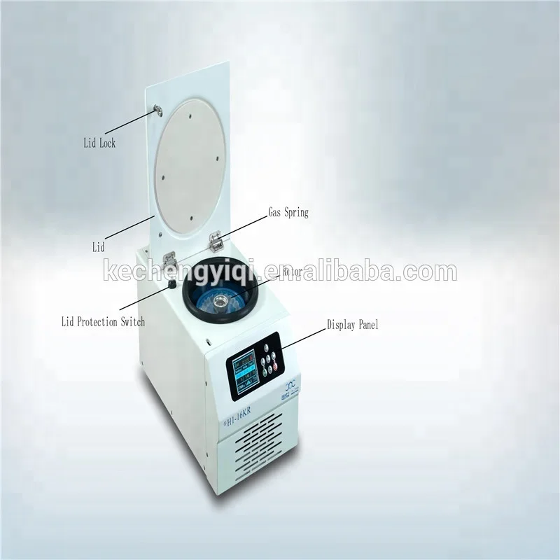 H1-16KR Changsha Centrifuge manufacturer 16000rpm Bench High Speed 1.5ml 2.2ml refrigerated Centrifuge  for Laboratory