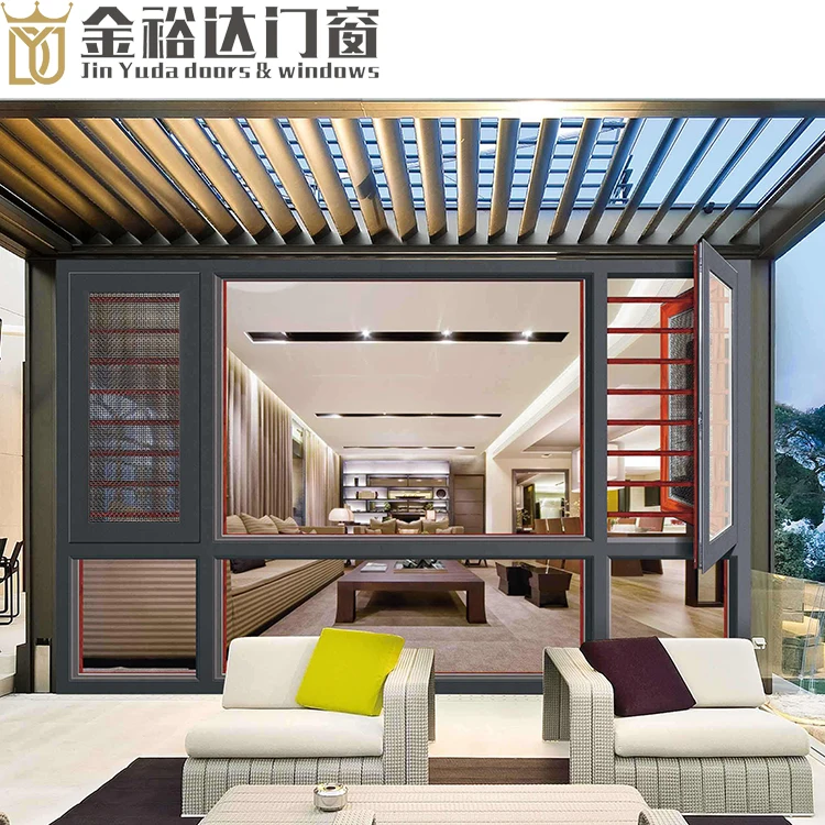 China factory doors windows aluminium windows double glazed casement windows superior brand Newly designed