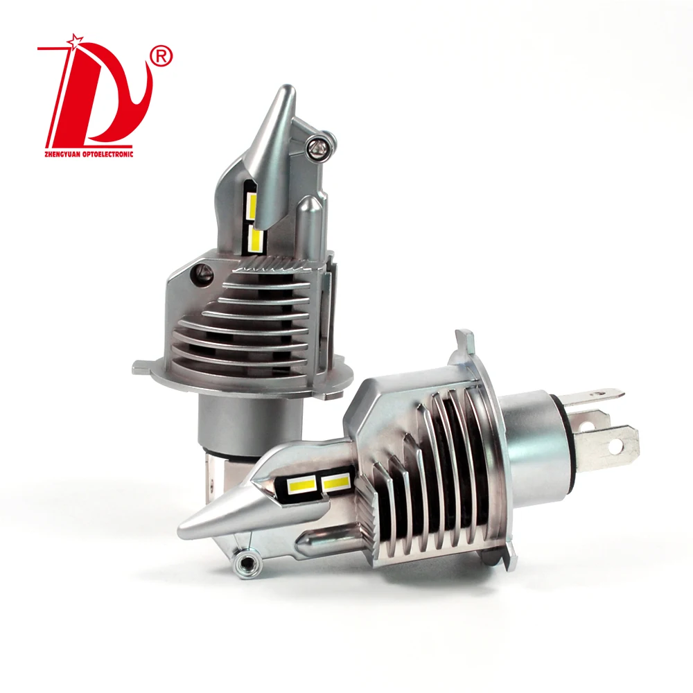 Простая установка 11600Lm 70 Вт 6500K бойцов мини H4 автомобильные лампы, Led Para Авто luces led h4 led headligh
