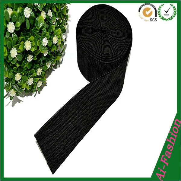 Оптовая продажа 48 мм balck диван эластичная тесьма для высокое качество