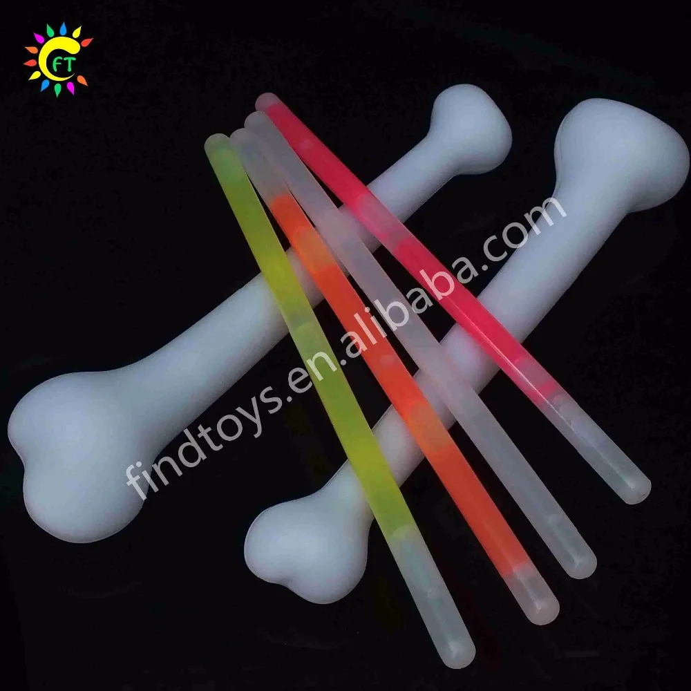 2023 Hot Selling Glow Stick Bone Glow in the Dark Bones for Playing Toys