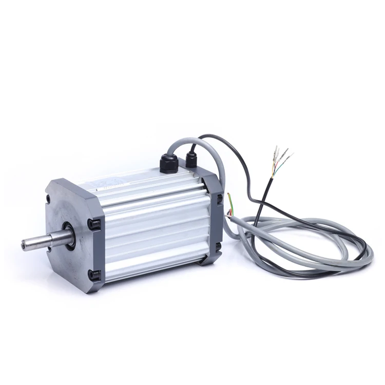Aluminum Frame 1500RPM 72V 4KW PMDC Brushless DC Motor