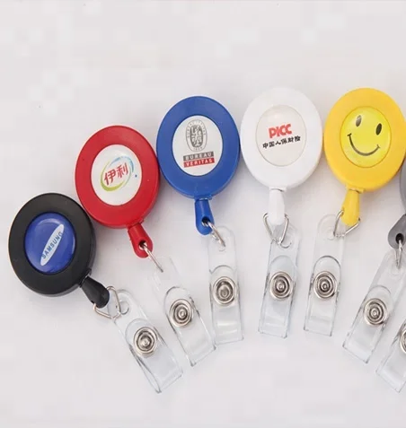 
OEM индивидуальная печать держатель карты йо мультяшный выдвижной Бейдж катушка 